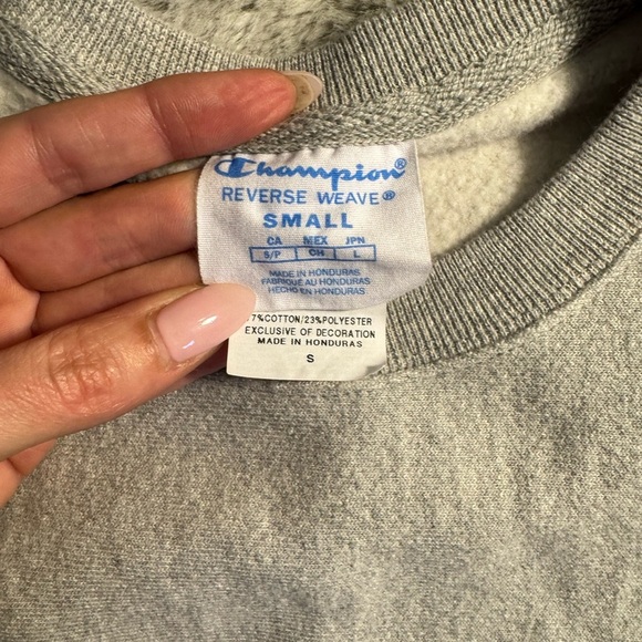 champion reverse weave fleece crew neck vintage - Picture 3 of 5